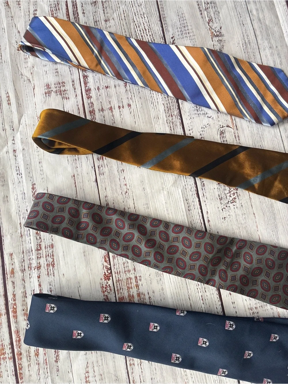 Classic Men's Vintage Silk Tie Bundle
